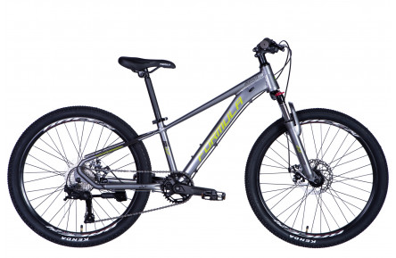 Велосипед AL 24" Formula ZEPHYR 3.0 DD CS рама-12" сіро-зелений 2025