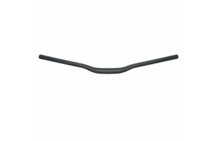 Кермо AL 31.8мм L680мм rise: 20-30 мм back swept 9° YL-004 (чорн.)