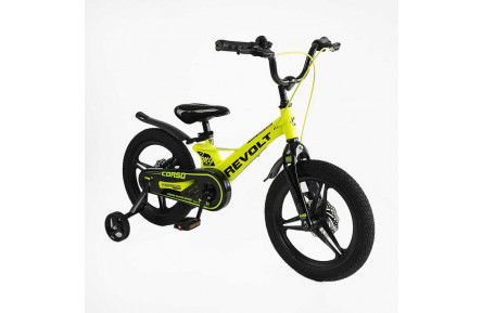 Велосипед 16" 2-х колесный Corso REVOLT MG-16480 МАГНИЕВА РАМА, ЛИТЫЕ ДИСКИ