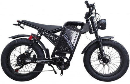 Електрофетбайк Corso Komodo KM-88155 (1000Вт 48В 18Аг) 20" чорний