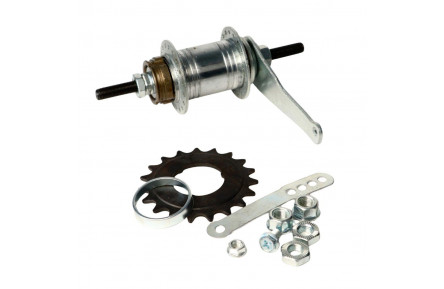 Втулка задня BH Сталь 36H 14G з QR OLD - 110 мм 10*170мм срiблястий VLT PJ-086