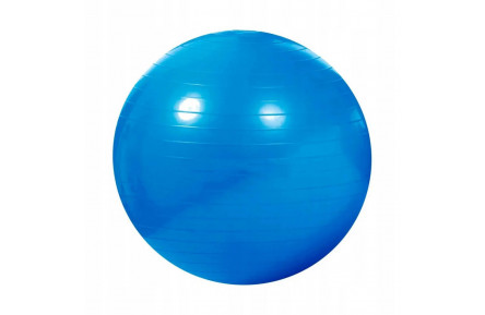 М'яч для фітнесу (фітбол) BT-SFB-0004(Blue) розмір 65 см