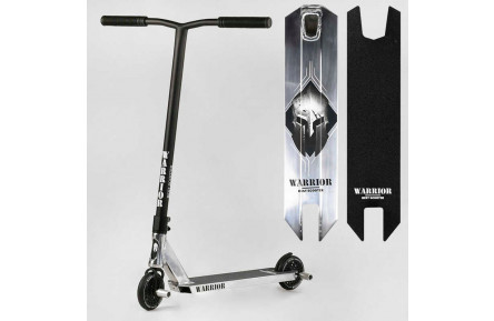 Самокат трюковый Т-30401 Best Scooter "Warrior", HIC-система, ПЕГИ, алюминий, колеса PU, 120 мм, руль 58 см