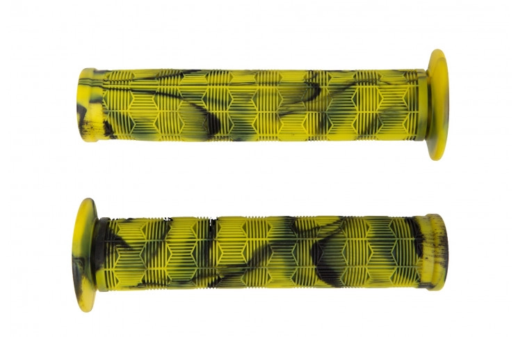 Грипсы 138мм BC-GR6407 для BMX желтый с черным.