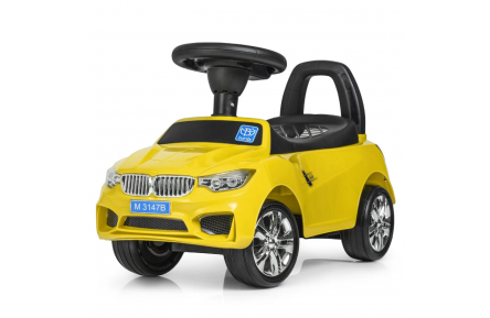 Каталка-толокар Bambi M 3147B-6 Жовтий музичний