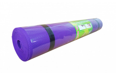Йогамат, килимок для йоги M 0380-1 матеріал EVA  Фіолетовий