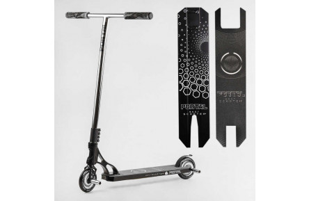 Самокат трюковий PL-81855 Best Scooter "Portal" HIC-система, ПЕГИ, алюміній, колеса PU, 120мм, кермо 58 см