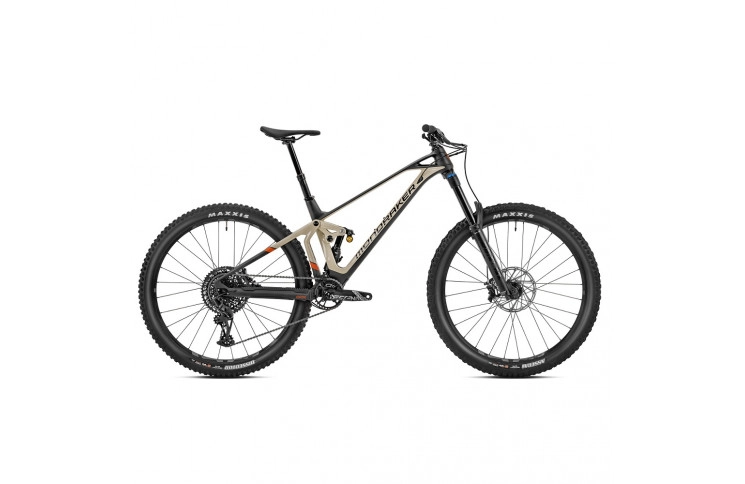 Велосипед MONDRAKER SUPER FOXY CARBON R 29" TM, Carbon / Desert Grey / Orange (2023/2024)