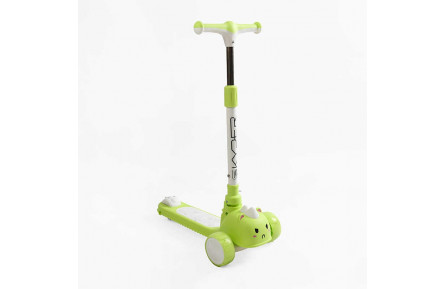 Самокат триколісний "Skyper" SC-54107 (6) колеса PU 125х40мм зі світлом, УКР.ОЗВУЧУВАННЯ, підсвічування платформи, кермо складне, в пакеті