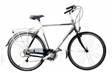 Городской велосипед Gazelle Noble 28" XL серый Б/У