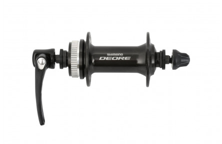 Передня втулка Shimano Deore M6000 Disc Centerlock, алюмінієва, 36G, 100/5 мм, чорна