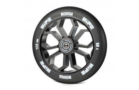 Колесо для трюкового самоката Hipe LMT36 120мм, black/black