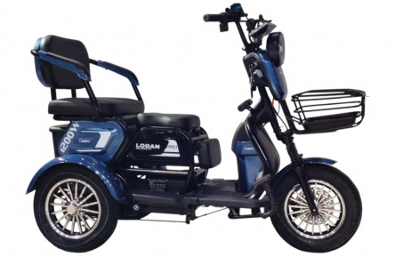 Электрический трицикл Corso Logan Pro LN (1200Вт 72В 28Ач) 10"