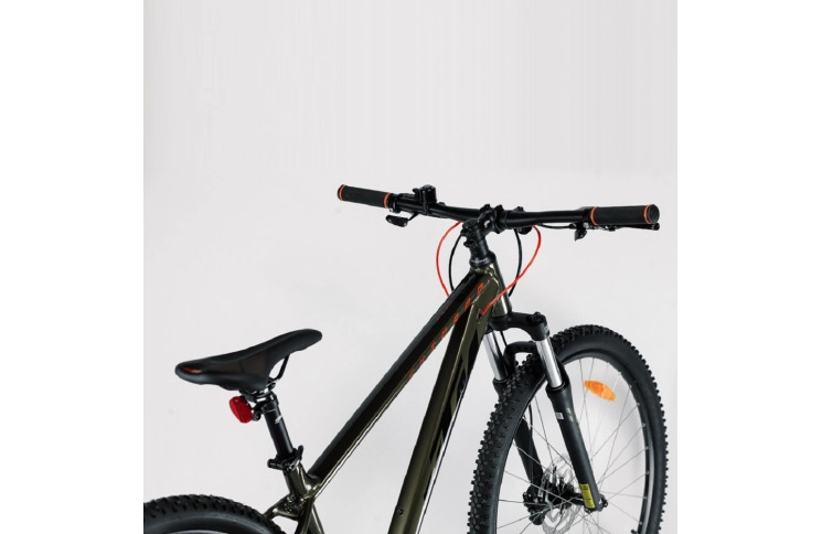 Велосипед KTM Chicago 292 29" M/43 темно-зелений чорно-жовтогарячий 2022