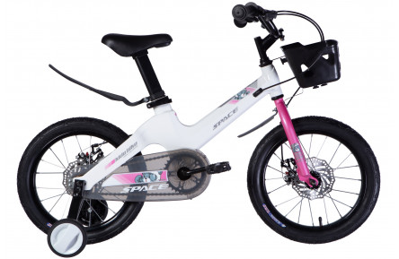 Велосипед MG 16" SPACE KID MOON DD рама-9" білий 2025