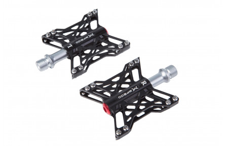 Педалі Mpeda AL-77 алюм. платформа на пром. підшипні. X-type (чорний)