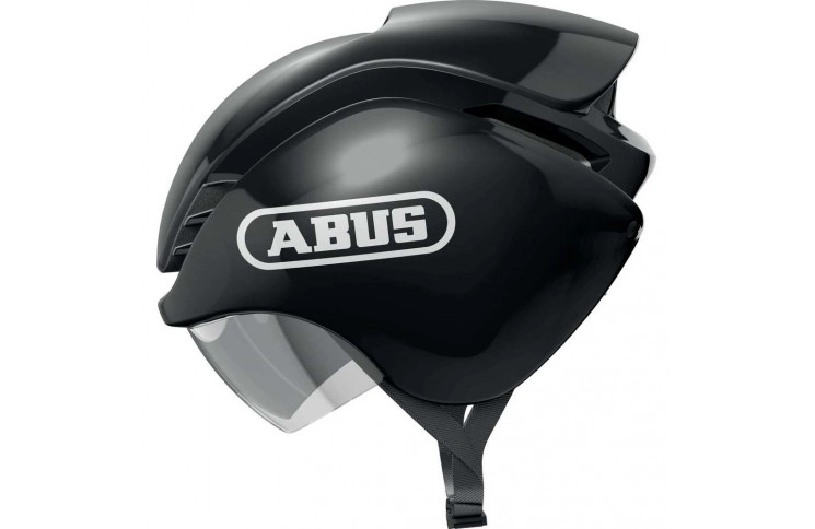 Велошолом спортивний ABUS GAMECHANGER Tri Shiny Black M (58-61 см)
