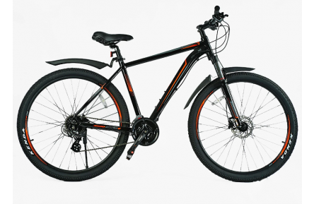 Горный велосипед Corso Madmax MX-29021 29" L черно-оранжевый