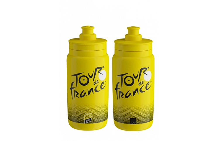 Фляга ELITE FLY Tour de France 2024 желтая 550 мл