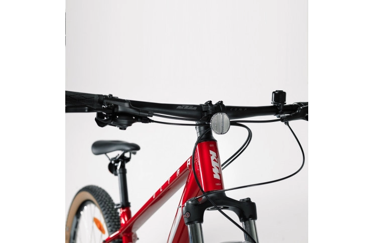 Велосипед KTM Ultra Fun 29" M/43 красный серебристо-черный 2022