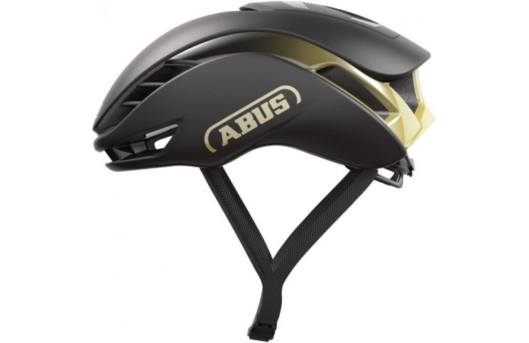 Велошолом спортивный ABUS GAMECHANGER 2.0 black gold L