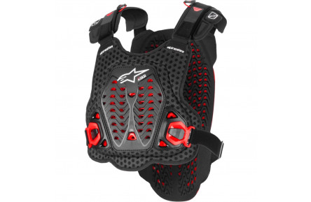 Захист тіла Alpinestars A-5 PLASMA CHEST PROTECTOR BLACK RED WHITE, M/L