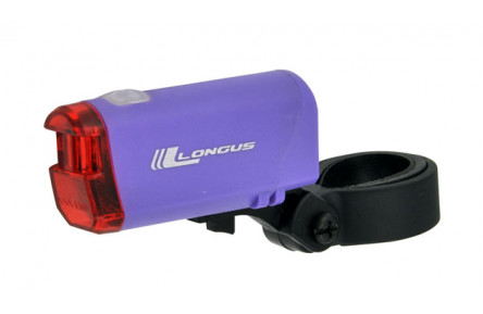 Світло заднє Longus 1 SUPER LED 2 ф-ції, фіолетове