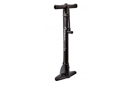 Насос напольный Green Cycle GPF-043 пластиковый корпус, без манометра, presta+schrader, 160psi