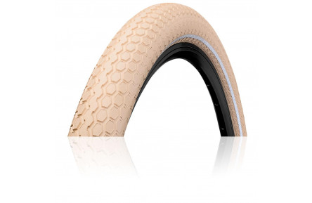 Покришка Continental RIDE Cruiser світловідбивна, 26"x2.00, 50-559, не складана, ExtraPuncture Belt, 1000гр., кремовий