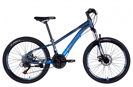 Велосипед AL 24" SPACE MERCURY DD FR рама-11" сіро-синій 2026