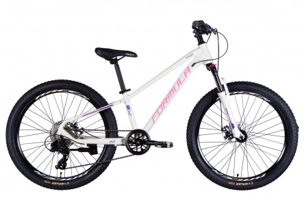 Велосипед AL 24" Formula THOR DD CS рама-12" біло-рожевий 2025
