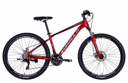 Велосипед AL 27.5" Formula MOTION DD FR рама-16" червоно-сріблястий 2025