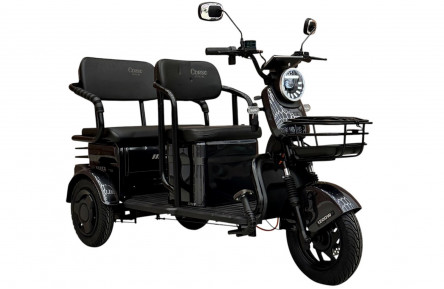 Електричний трицикл Corso RAW RW-411587 (1200Вт 72В 23Аг графеновий) 10" чорний