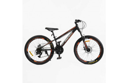 Велосипед Спортивний Corso 24" дюйми «RIDER» RD-24031 (1) рама сталева 11’’, обладнання LTWOO A2, 21 швидкість, зібран на 75
