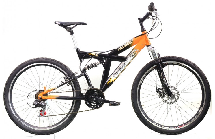 Двухподвесной велосипед Canoga Hill 700 X 26" M черно-оранжевый Б/У