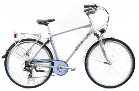Гибридный велосипед Stella Firenza 28" S/51 серый Б/У