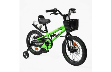 Велосипед 2-х колісний 16" CORSO TAYGER TG-70411 зелений