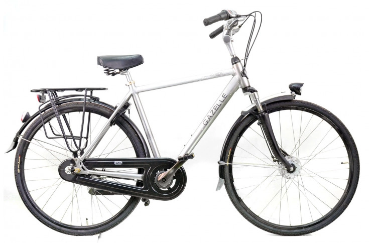Городской велосипед Gazelle Paris 28" M серый Б/У