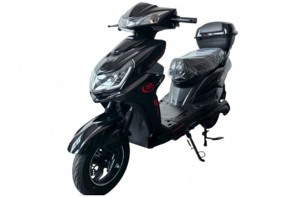 Электрический мопед Corso Atmos TS-513620 (2000Вт графеновый 72В 35Ач) 10" черный