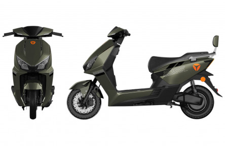 Электрический мопед Yadea GT25 (1400Вт графеновый аккумулятор 72В 23Ач) 10"