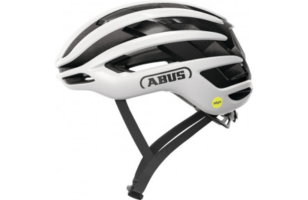 Велошолом спортивний ABUS AIRBREAKER 2.0 MIPS shiny white L