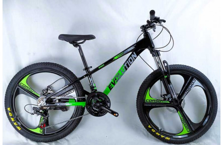 Велоcипед Спортивний Corso «Evolution» 24" дюймів EV-24203 (1) рама алюмінієва 11``, обладнання Shimano 21 швидкість, зібран на 75, в коробці