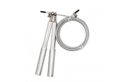 Швидкісна регульована скакалка MS 3407(Silver) 290 см