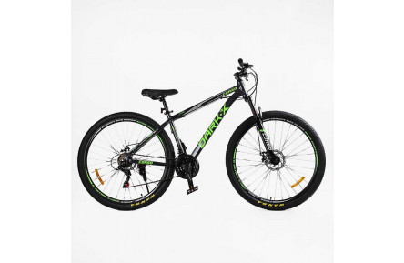 Велосипед Corso Dark-X 29" DX-29904 алюміній 17" чорно-зелений