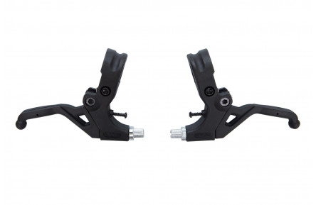 Ручки тормозные Pl под 2 пальца YINGXING YX-B318 рычаг рег.рычаг черный.