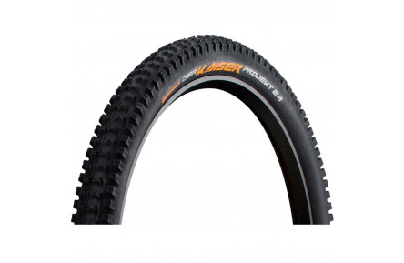 Покришка безкамерна Continental Der Kaiser Projekt, 26"x2.40, 60-559, чорна, складна, BlackChili, ProTection Apex, Skin, 900гр.,