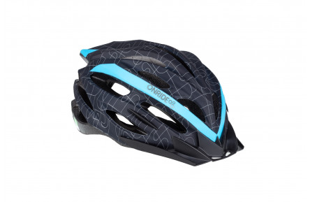 Шолом ONRIDE Grip чорний/синій M (55-58 см)