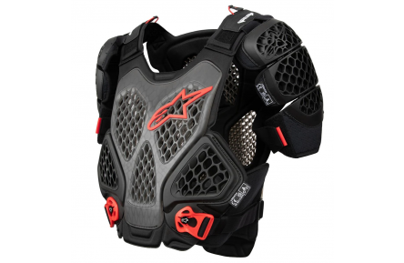 Захист тіла Alpinestars A-6 CHEST PROTECTOR BLACK ANTHRACITE RED, XL/XXL