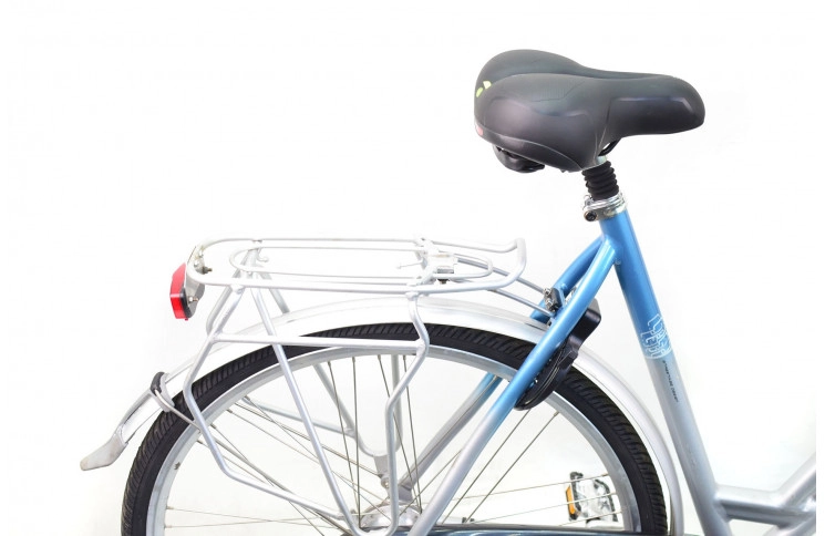 Городской велосипед Gazelle Chamonix 28" L/57 серо-синий Б/У
