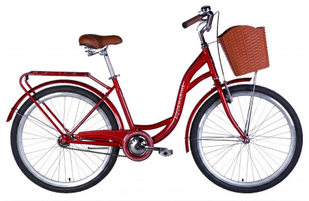 Велосипед ST 26" Dorozhnik AQUAMARINE BH рама-17" бордовий 2026